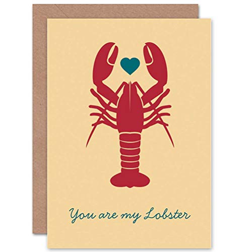 Wee Blue Coo Du Bist Mein Hummer-Partner Jahrestag Liebe Valentinstag Liebeskarte Valentinskarte Wee Blue Coo Du Bist Mein Hummer-Partner Jahrestag Liebe Valentinstag Liebeskarte Valentinskarte von Wee Blue Coo