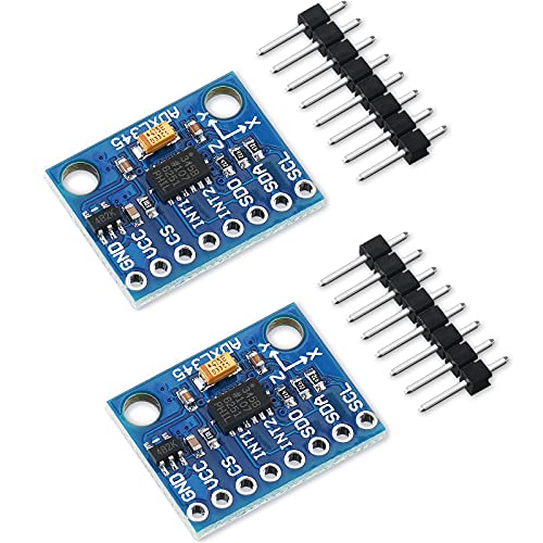 2 Stücke ADXL345 Beschleunigungsmesser 3-Achsen GY-291 Digitales Schwerkraft Sensor Modul ADXL345 3-Achsen Beschleunigung Modul Beschleunigung Neigung Kompatibel mit Arduino Raspberry Pi von Weewooday