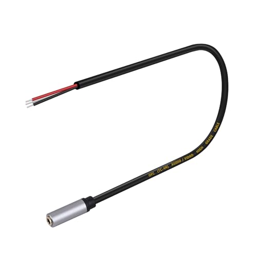 30 Cm Weiblicher Port 3 5 Mm Bis Backed Draht Open End 3Pin Stecker Kabelkabelkabel Für Die Reparatur Von Kopfhörern Und Kopfhörern von Wegiwuca