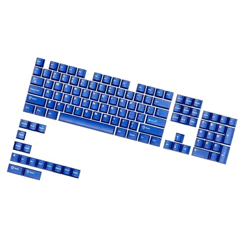 Ergonomisches ABS-Tastenkappen-Set mit 120 Tasten, Originalhöhe, Doppelschussspritzgusstastenkappe, halbtransparent, für mechanische Tastaturen Ergonomisches ABS-Tastenkappen-Set mit 120 Tasten, Originalhöhe, Doppelschussspritzgusstastenkappe, halbtransparent, für mechanische Tastaturen von Wegiwuca