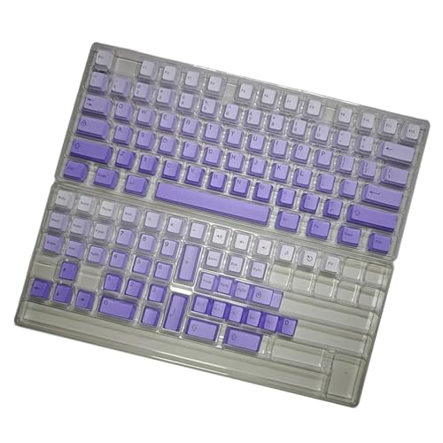 Farbstoff-Sublimationstastenkappen, originale Höhenverläufe, 125 Tasten, oben/seitlich gravierte Buchstaben, Tastenkappen für mechanische Tastaturen Farbstoff-Sublimationstastenkappen, originale Höhenverläufe, 125 Tasten, oben/seitlich gravierte Buchstaben, Tastenkappen für mechanische Tastaturen von Wegiwuca