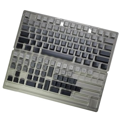 Farbstoff-Sublimationstastenkappen, originale Höhenverläufe, 125 Tasten, oben/seitlich gravierte Buchstaben, Tastenkappen für mechanische Tastaturen Farbstoff-Sublimationstastenkappen, originale Höhenverläufe, 125 Tasten, oben/seitlich gravierte Buchstaben, Tastenkappen für mechanische Tastaturen von Wegiwuca
