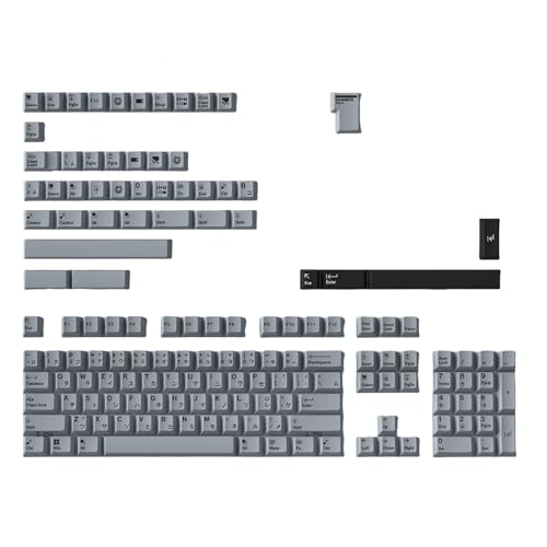 Minimalists Farbsublimations-Tastaturen, 148 Stück, Originalhöhe, Tastenabdeckungen für 60, 80, 61, 64, 68, 75, 87 Minimalists Farbsublimations-Tastaturen, 148 Stück, Originalhöhe, Tastenabdeckungen für 60, 80, 61, 64, 68, 75, 87 von Wegiwuca