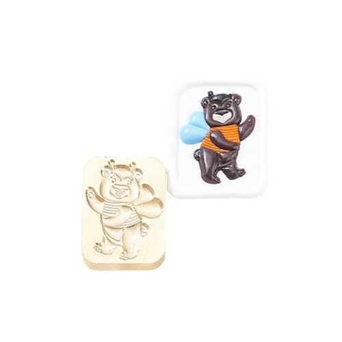 Niedliche Tierwachs Seal Stempel Bären Serie Versiegelung Wachs Stempel Für Kartenumschläge Scrapbooking Hochzeitseinladungsdekorationen von Wegiwuca