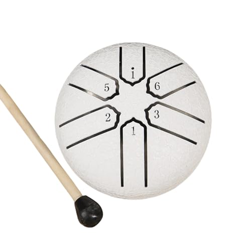 Stahlzungentrommel 6 Note 3 Zoll Handpane Trommel Kohlenstoffstahl Klare Und Knusprige Schall Ethereal Schlagzeug Percussion Instrument von Wegiwuca