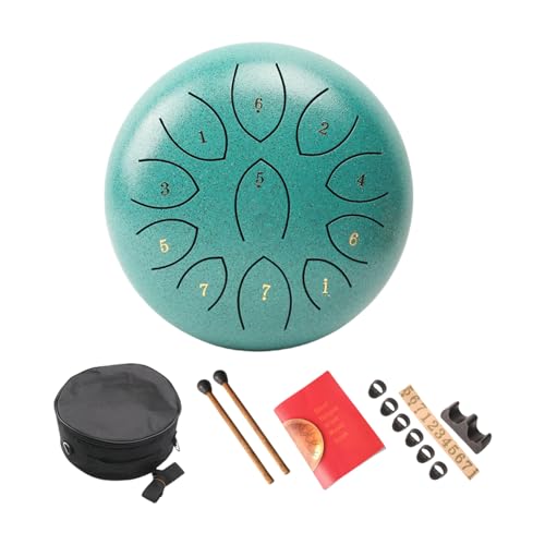 Stahlzungentrommel Mit Trommelstick 11 Note Ätheraler Trommel Metallhandpaner Drum Percussion Instrument Musical Toy von Wegiwuca
