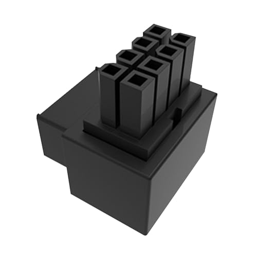 Wegiwuca 8-poliger Grafikkarten-Stecker, 90-Grad-Adapter, 8-polige Buchse auf 8-poligen Stecker, Mainboard-CPU-Servolenkungsanschluss Wegiwuca 8-poliger Grafikkarten-Stecker, 90-Grad-Adapter, 8-polige Buchse auf 8-poligen Stecker, Mainboard-CPU-Servolenkungsanschluss von Wegiwuca