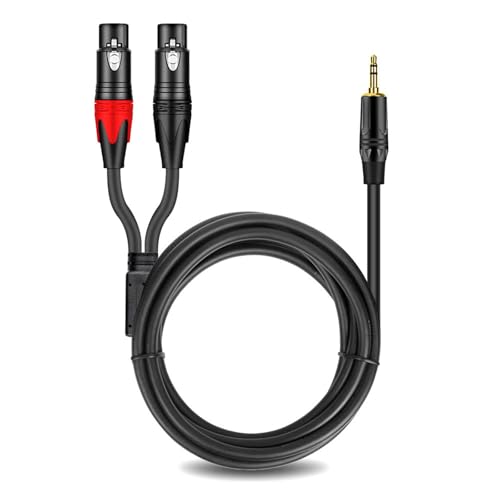 Wegiwuca Flexibler 3 5 Mm Bis 3 Pin Kabelrausch Reduktionskabel Für Smartphones Und Tablets Zu Mixerplatten von Wegiwuca