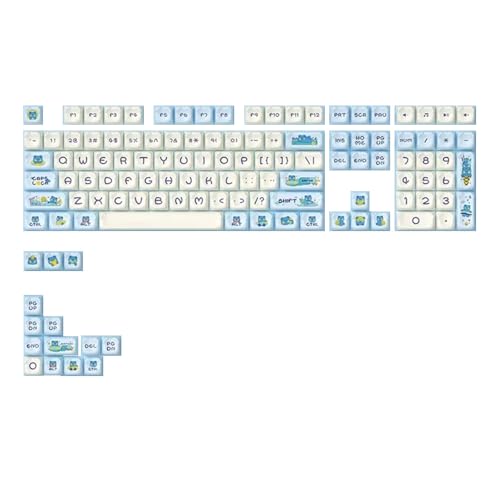 Wegiwuca Mechanische Tastatur Upgrades Taste 122pcs Zitronenbärenschlüsselkaps Setzen OEM Höhe Doppelschussform von Wegiwuca