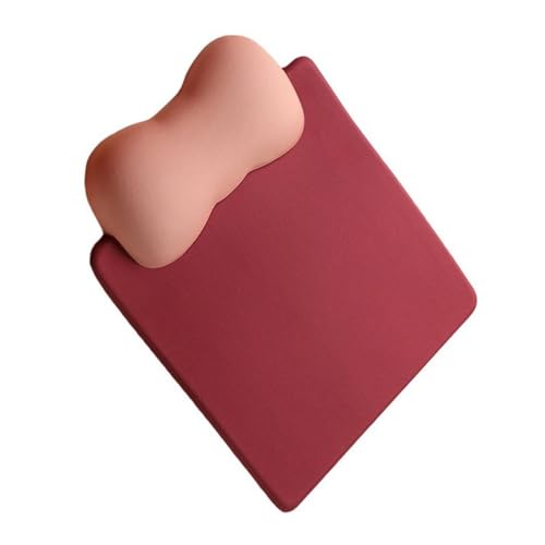 Wegiwuca Memory-Foam-Pad mit weicher Silikon-Handgelenkauflage, Mauspad für Heimbüro oder Gaming-Enthusiasten Wegiwuca Memory-Foam-Pad mit weicher Silikon-Handgelenkauflage, Mauspad für Heimbüro oder Gaming-Enthusiasten von Wegiwuca