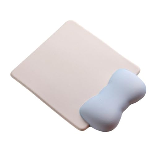 Wegiwuca Memory-Foam-Pad mit weicher Silikon-Handgelenkauflage, Mauspad für Heimbüro oder Gaming-Enthusiasten Wegiwuca Memory-Foam-Pad mit weicher Silikon-Handgelenkauflage, Mauspad für Heimbüro oder Gaming-Enthusiasten von Wegiwuca