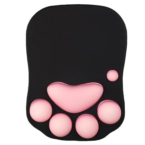 Wegiwuca Pfotenauflage mit bequemer Handgelenkauflage für Kätzchenliebhaber, Silikonmatte Wegiwuca Pfotenauflage mit bequemer Handgelenkauflage für Kätzchenliebhaber, Silikonmatte von Wegiwuca