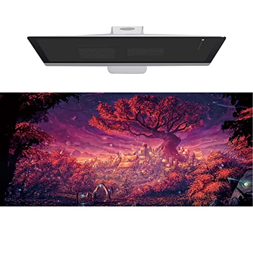 Wehilion XXL Gaming Großes Mauspad 900x400x3 mm, Schreibtischunterlage mit Genähten Rändern, Mauspad mit HD-Anime-Landschaftskarte für Gaming, Office & Zuhause Wehilion XXL Gaming Großes Mauspad 900x400x3 mm, Schreibtischunterlage mit Genähten Rändern, Mauspad mit HD-Anime-Landschaftskarte für Gaming, Office & Zuhause von Wehilion