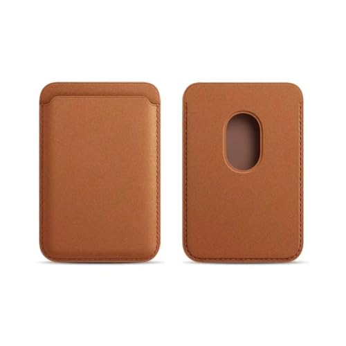 Wei Tech Kartenhalter für MagSafe für iPhone – Magnetische Handy Kartenhalterung aus veganem Leder, Schlankes Wallet Case für Kreditkarten & Ausweis – abnehmbar & wiederverwendbar von Wei Tech