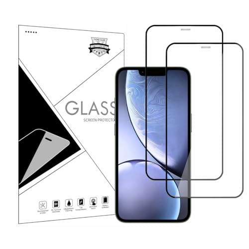 Wei Tech Premium Diamant Panzerglas Ultra Stark für iPhone 12/12 Pro, 6,1" – 9H Härte, Full Screen Schutz, Anti-Fingerprint, Edge-to-Edge Abdeckung, Kratzfest, Blasenfrei, 2er Pack Displayschutzfolie von Wei Tech
