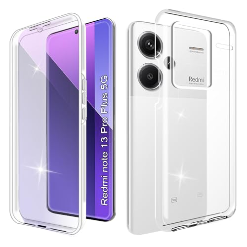 WeiCase Hülle für Xiaomi Redmi Note 13 Pro Plus 5G, Transparent 360 Grad Rundumschutz Schutzhülle mit Integriertem Displayschutz Stoßfest Ultradünn Silikon Handyhülle für Redmi Note 13 Pro Plus Clear WeiCase Hülle für Xiaomi Redmi Note 13 Pro Plus 5G, Transparent 360 Grad Rundumschutz Schutzhülle mit Integriertem Displayschutz Stoßfest Ultradünn Silikon Handyhülle für Redmi Note 13 Pro Plus Clear von WeiCase