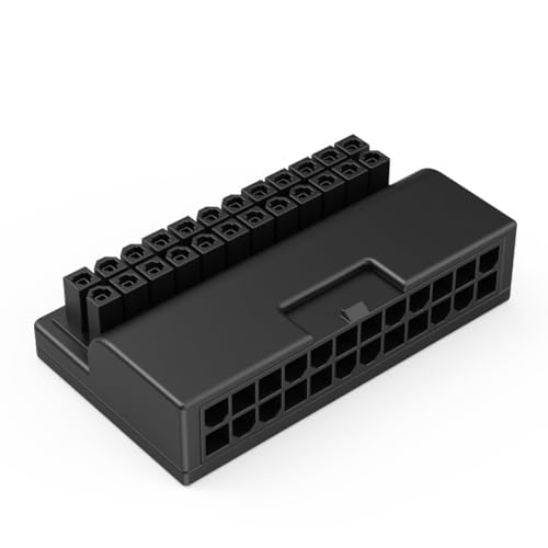 Computer-Motherboard ATX-Stromversorgung 24P bis 90 ° Stecker Drehen wiederum Header DIY-Installation Zubehör Computer-Motherboard ATX-Stromversorgung 24P bis 90 ° Stecker Drehen wiederum Header DIY-Installation Zubehör von Weiara