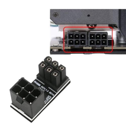 Grafikkarte Stromversorgungs-Steckverbinder 6PIN 8PIN Stromversorgungs-Steckverbinder drehen 180 ° Lenkung 3m feuerfesten Klebstoff von Weiara