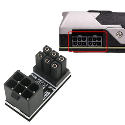 Weiara Grafikkarte Stromversorgungs-Steckverbinder 6PIN 8PIN Stromversorgungs-Steckverbinder drehen 180 ° Lenkung 3m feuerfesten Klebstoff Weiara Grafikkarte Stromversorgungs-Steckverbinder 6PIN 8PIN Stromversorgungs-Steckverbinder drehen 180 ° Lenkung 3m feuerfesten Klebstoff von Weiara