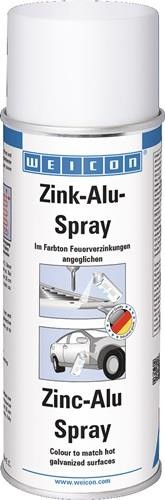12 Stk. Weicon Zinkaluspray alufarben 400 ml Spraydose 11002400 / 10000048 von Weicon
