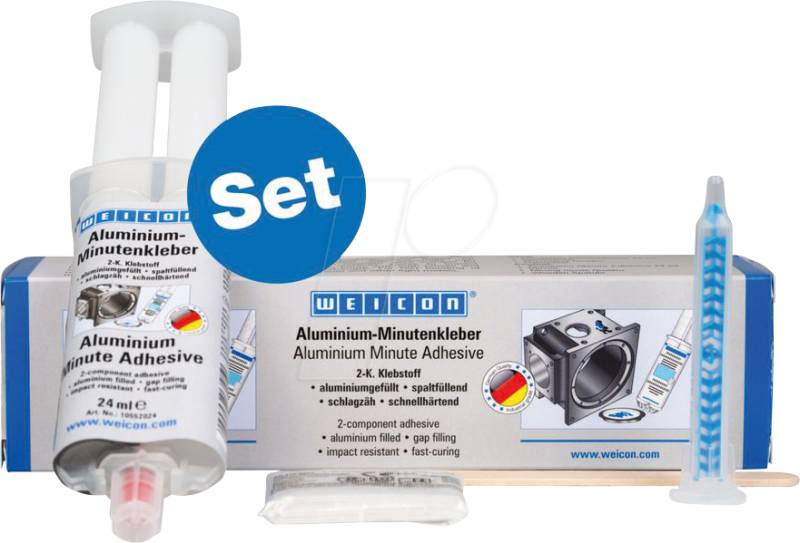 WEICON 10058776 - Alu-Minutenkleber Set, 24 ml von Weicon