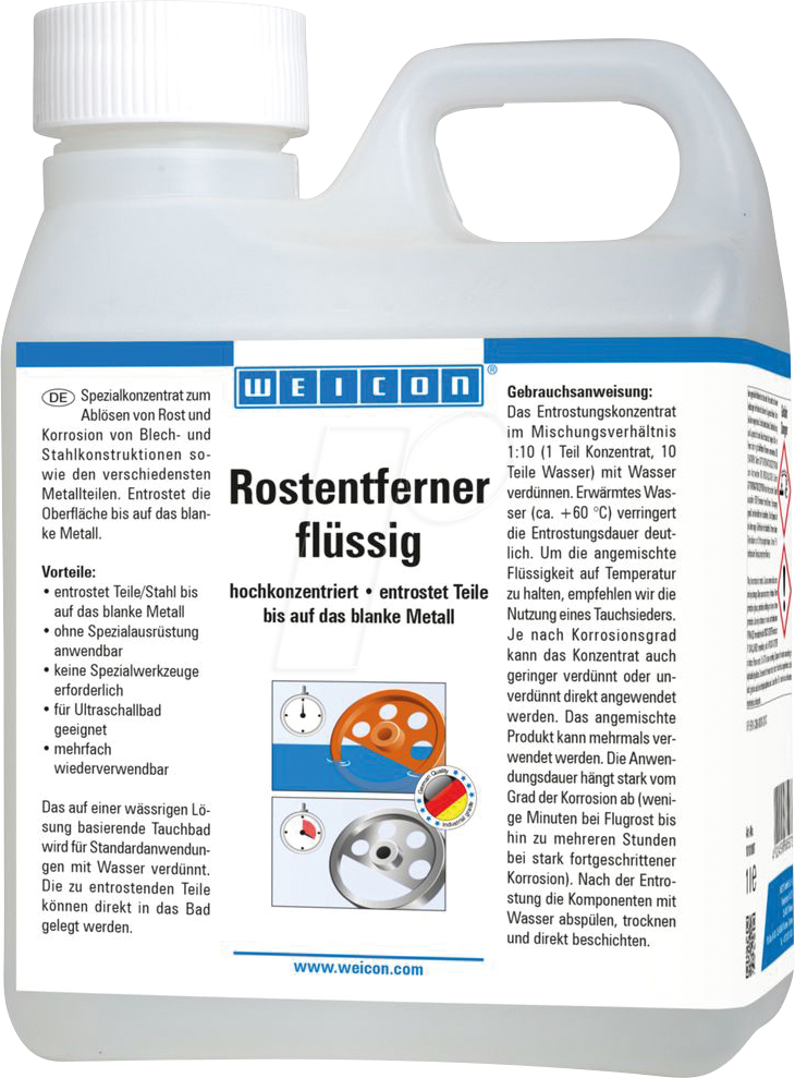WEICON 10101897 - Rostentferner, flüssig, 1 L WEICON 10101897 - Rostentferner, flüssig, 1 L von Weicon