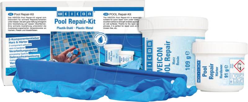 WEICON 10102149 - Pool Repair-Kit, 200 gr von Weicon
