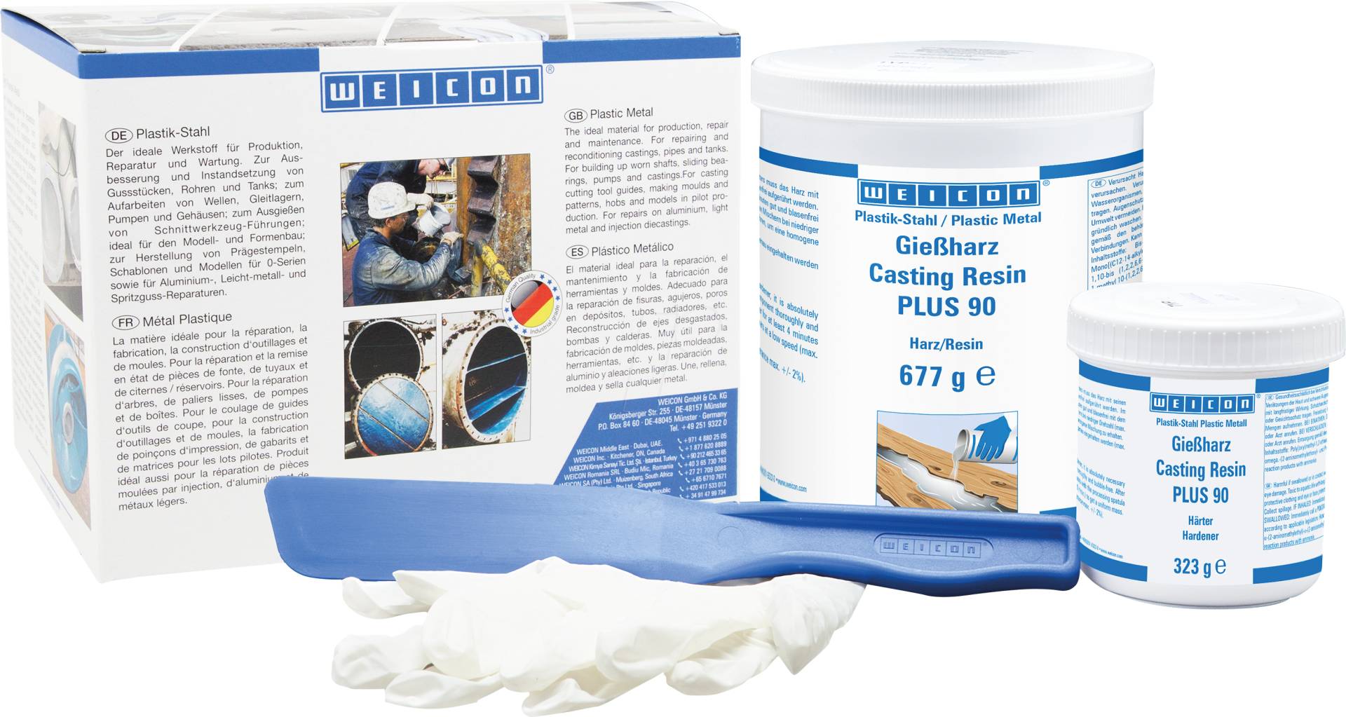 WEICON 10523010 - Epoxidharz-System Gießharz Plus 90 von Weicon