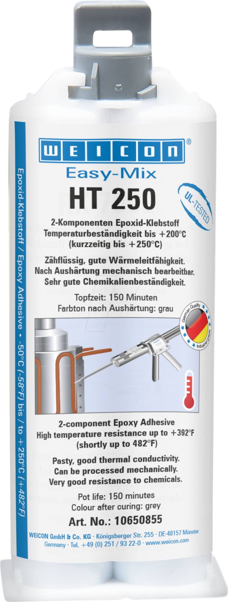 WEICON 10650855 - WEICON Easy-Mix HT 250 2-Komponenten Klebstoff von Weicon