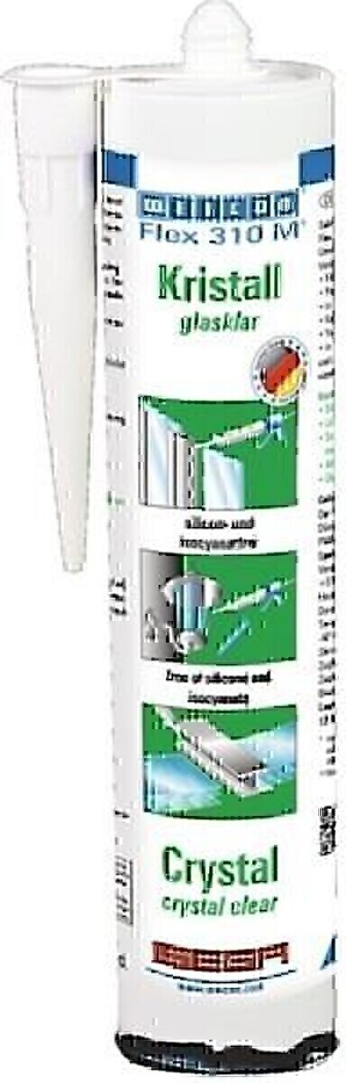 Weicon Kleb- u.Dichtstoff Flex 310 M® Kristall glasklar 310ml Kartusche von Weicon