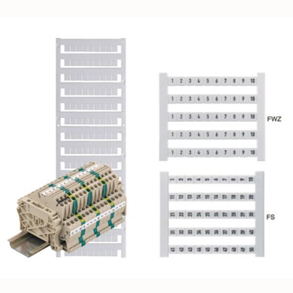 Weidmüller DEK 5 FWZ L1-PE Klemmen- markierer Karte 5x5mm ws 0354361187 (Inhalt 50 Stück) von Weidmüller GmbH & Co. KG