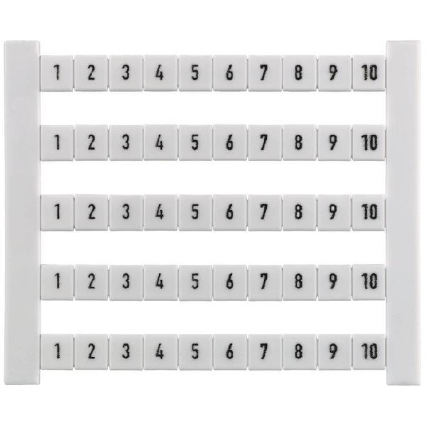 Weidmüller DEK 5 GW 11 Klemmenmarkierer Karte 5x5mm Polyamid ws 0522660011 (Inhalt 50 Stück) von Weidmüller GmbH & Co. KG