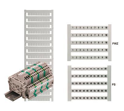Weidmüller DEK 6 FW 1-50 Klemmen- markierer Karte 5x6mm ws 0468660001 (Inhalt 50 Stück) von Weidmüller GmbH & Co. KG