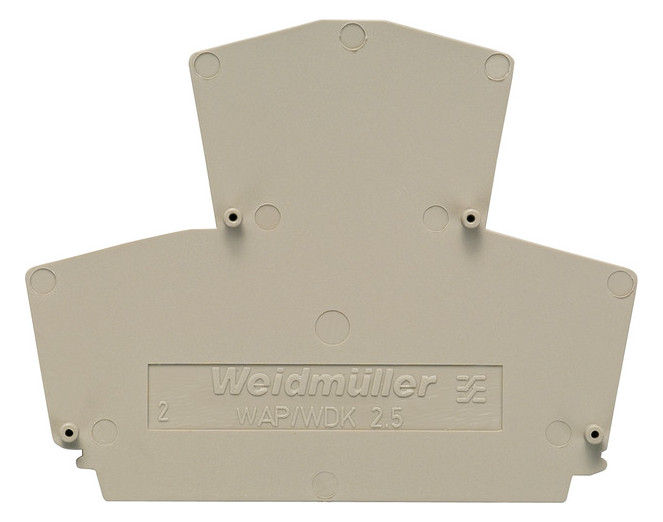 Weidmüller WAP WDK2.5 Reihenklemme Zubehör dunkelbeige B:1,5mm 1059100000 (Inhalt 20 Stück) von Weidmüller GmbH & Co. KG
