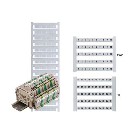 DEK 5 GW -  (50 Stück) - Klemmenmarkierer dekafix  ZollMinus Zoll DEK 5 GW - von Weidmüller