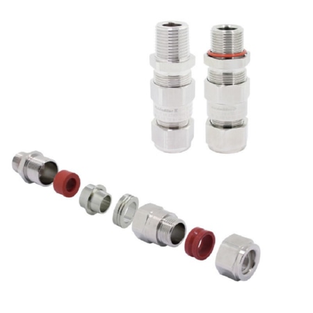E1XZS/40/NPT1-1/4-WM  (4 Stück) - Kabelverschraubung gerade, 1 1/4 Zoll NPT E1XZS/40/NPT1-1/4-WM von Weidmüller