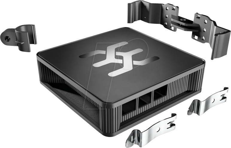 RPI4 UH20-BASE - Basis-Gehäuse für Raspberry Pi 4, u-maker, modular, schwarz, IP2 von Weidmüller
