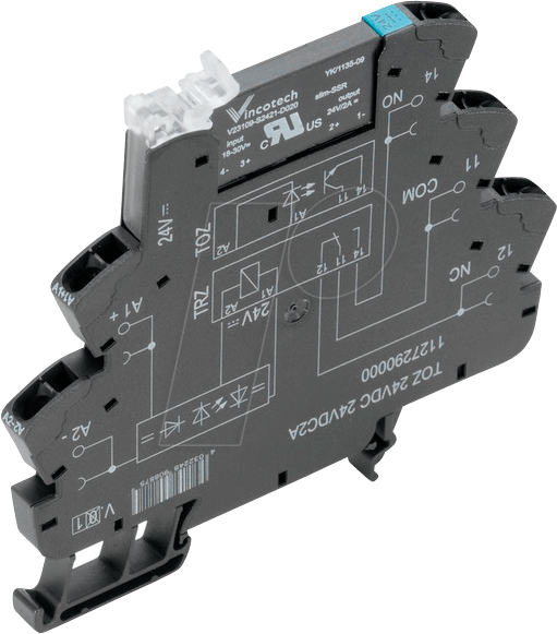 TOZ 24 48 0,1A - Halbleiterrelais 1 NO, 0 - 48 V DC / 24 V DC, 0,1 A von Weidmüller