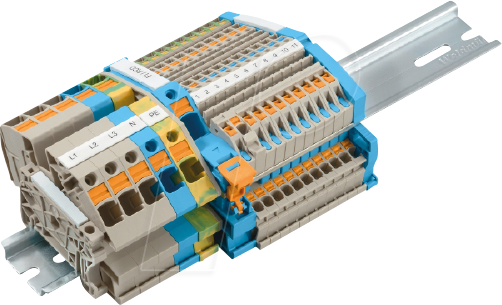 TR AITB BB 1RCD - Vorbestückte Klemmenleiste für die Hauptverteilung mit einem RCD von Weidmüller