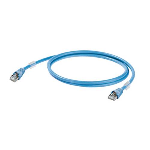 Weidmüller 1165900002 RJ45 Netzwerkkabel, Patchkabel CAT 6a S/FTP 0.20m Blau UL-zertifiziert 1St. von Weidmüller