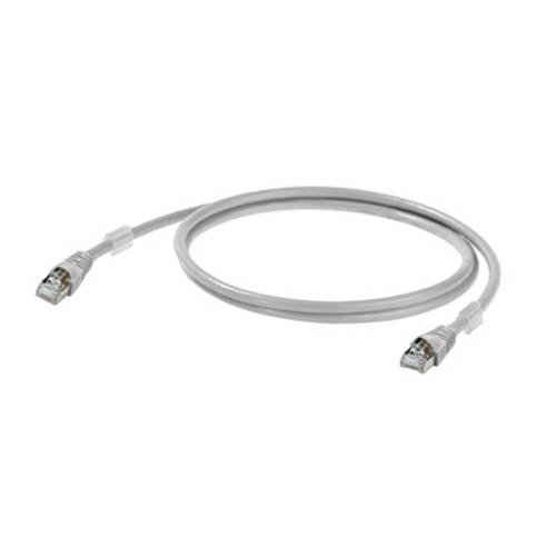 Weidmüller 1165940005 RJ45 Netzwerkkabel, Patchkabel CAT 6a S/FTP 0.50m Grau UL-zertifiziert 1St. von Weidmüller