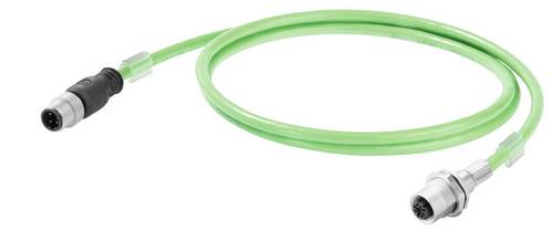 Weidmüller 1244130060 Sensor-/Aktor-Datensteckverbinder, konfektioniert M12 Stecker, gerade 6.00m P von Weidmüller