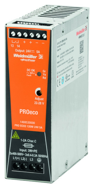 Weidmüller 1469530000 PRO ECO3 120W 24V 5A Stromver von Weidmüller