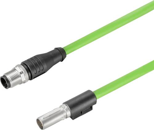 Weidmüller 2503690100 Sensor-/Aktor-Datensteckverbinder, konfektioniert M12 Stecker, gerade, Buchse von Weidmüller