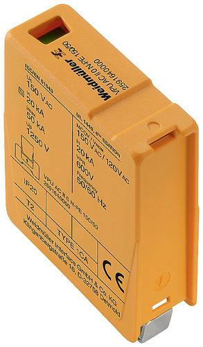 Weidmüller 2730440000 VPU AC II US 0 120/50 Überspannungsschutz-Ableiter 20 kA 1St. Weidmüller 2730440000 VPU AC II US 0 120/50 Überspannungsschutz-Ableiter 20 kA 1St. von Weidmüller