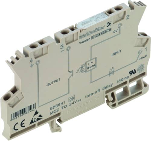 Weidmüller 8286410000 MCZ TO 24VDC/150MS Zeitrelais Monofunktional 24 V/DC 10 St. 1 Schließer von Weidmüller