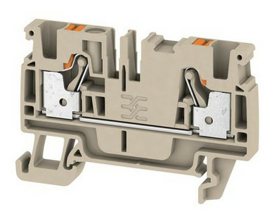 Weidmüller A2C 4 Durchgangs-Reihenkl., PUSH IN, 4mm von Weidmüller