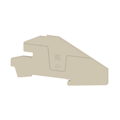 Weidmüller Abschlussplatte (Klemmen), beige AEP ITB 4 BB 2669110000 20St. von Weidmüller