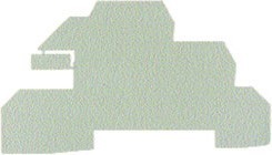 Weidmüller Abschlußplatte WAP WDL2.5/S 1067700000 von Weidmüller