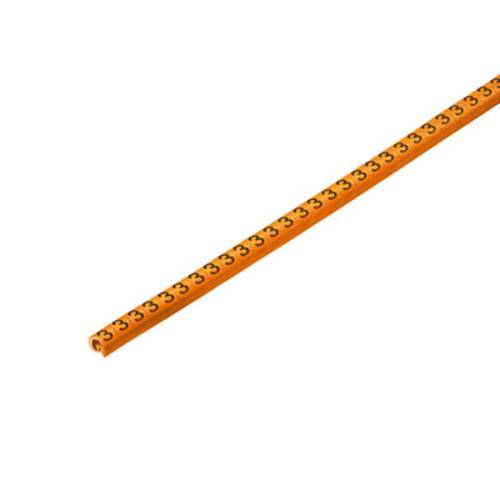 Weidmüller CLI C 02-3 OR/SW 3 CD Kennzeichnungsring Aufdruck 3 Außendurchmesser-Bereich 1.3 bis 3m von Weidmüller